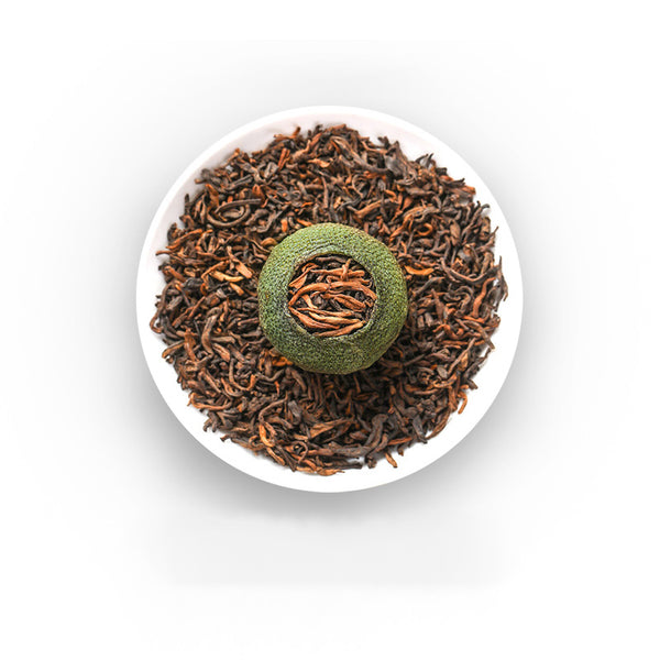 Xinhui Green Mandarin Imperial Ripe Pu-erh